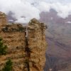 Grand Canyon on a cloudy day